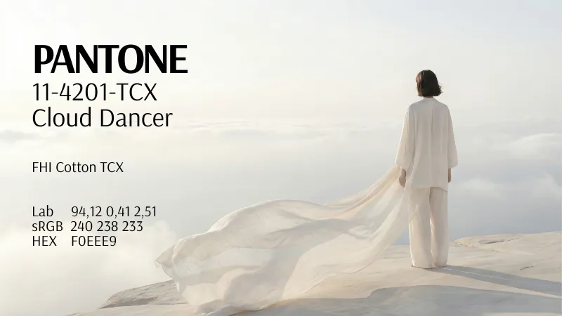 Pantone 2026 Cloud Dancer