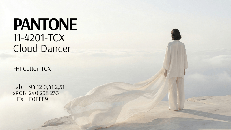 Pantone 2026 Cloud Dancer